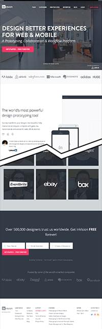Beispiel für ein einspaltiges Layout in freier Wildbahn
